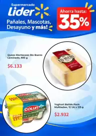 Catálogo Lider semana 40 Página 3: Yoghurt Batido Pack Multisabor €2.932,00, Queso Mantecoso Río Bueno Laminado €6.133,00