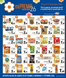 Volantino Conad Margherita | Convenienza Più Pagina 6: Snack Scotti Venere €1,29, Dolcificante cuor di stevia dietor €3,99