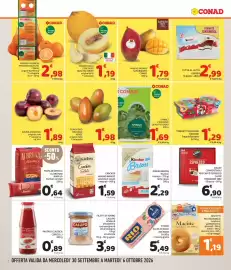 Volantino Conad City | Convenienza Più Pagina 2: Spinaci Percorso Qualità Conad €1,69, Mango palmer Saporidee Conad €1,79