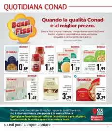 Volantino Conad City | Convenienza Più Pagina 5: Sugo Conad amatriciana €1,69, Conad tagliatelle a nido €0,89
