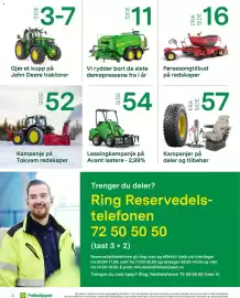 Felleskjøpet kundeavis Side 2: John Deere, Avant lastere