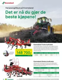Felleskjøpet kundeavis Side 20: Kverneland Endura Kultivator, Beste kjøpene €148.700,00