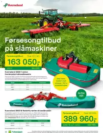 Felleskjøpet kundeavis Side 22: Kverneland 5000 M Butterfly-serien skiveslåmaskin €389.960,00