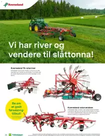 Felleskjøpet kundeavis Side 24: Kverneland rotorvendere, Kverneland TA rotorrivere