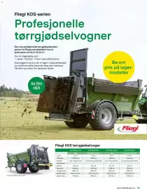 Felleskjøpet kundeavis Side 33: Fliegl KDS-serien Profesjonelle tørrgjødselvogner