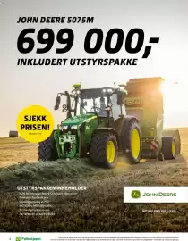 Felleskjøpet kundeavis Side 4: John Deere 5075m €699.000,00