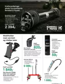 Felleskjøpet kundeavis Side 65: Luftfyller €1.688,00, Hjulvogn 1500 kg €9.988,00