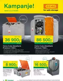 Felleskjøpet kundeavis Side 66: Cemo Mobile Easy pick-up tank €8.900,00, Cemo UNI diesel tank €16.500,00