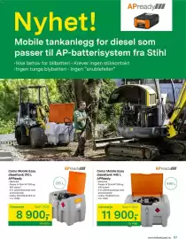 Felleskjøpet kundeavis Side 67: Cemo Mobile Easy diesel tank €8.900,00, Cemo Mobile Easy diesel tank €11.900,00