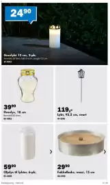 Biltema kundeavis Side 17: Gravlys €39,90, Lykt €119,00