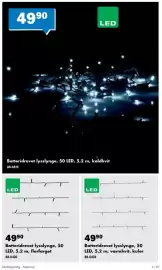 Biltema kundeavis Side 6: Batteridrevet lysslynge €49,90, Batteridrevet lysslynge €49,90