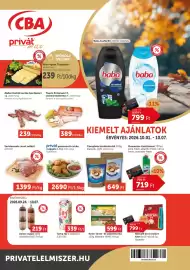 PRIVÁT akciós újság hét 40 Oldal 1: Tarka tej €339,00, Sertéscomb csont nélkül €1.399,00