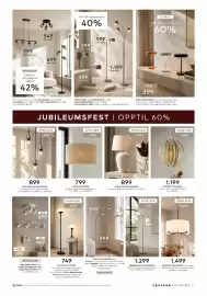 Skeidar kundeavis Side 21: Lucia taklampe €799,00, Struktur bordlampe €899,00