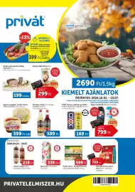 PRIVÁT akciós újság hét 40 Oldal 1: Xixo ice tea €169,00, Tarka tej €339,00