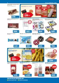 PRIVÁT akciós újság hét 40 Oldal 2: Privát ételízesítő €1.199,00, Oké rudi €119,00
