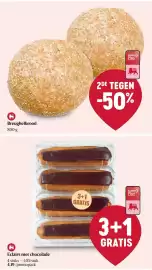 Delhaize folder week 40 Pagina 20: Eclairs met chocolade €4,19, Breughelbrood