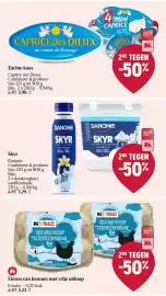 Delhaize folder week 40 Pagina 25: Zachte kaas Caprice des Dieux €3,98, Eieren van hennen met vrije uitloop €3,23