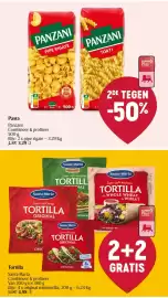 Delhaize folder week 40 Pagina 33: Tortilla Santa Maria €4,98, Pasta Panzani €3,29
