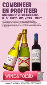 Delhaize folder week 40 Pagina 6: COMBINEER EN PROFITEER MEER DAN 250 WIJNEN EN BUBBELS, NU 2+1 GRATIS. KIES, MIX EN