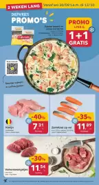 Bon Ap folder Pagina 6: Zalmforel op vel €11,89, Konijn €7,31