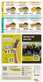 Bon Ap folder Pagina 8: 2 hamburgers €2,40, Kalkoenstooftpotje €5,92