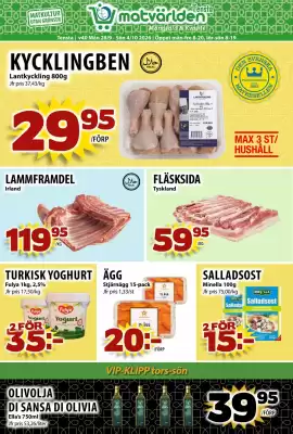 Matvärlden Tensta reklamblad (giltig till och med 4-10)