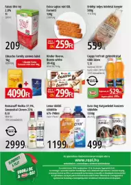 Real akciós újság Oldal 2: Kinder bueno €299,00, Eurodog kutyaeledel konzerv €499,00