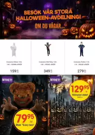 EKO reklamblad vecka 40 Sida 2: HISAB JOKER Costume Wolf Boy €349,95, Mask "Scary bear" €79,95