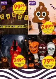 EKO reklamblad vecka 40 Sida 3: Maskeraddräkt Poop €249,95, Maskeraddräkt Red Reaper €249,95