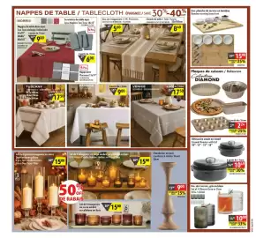 Sushi Shop flyer Page 4: Set of 4 Glasses Grey or Clear €10,00, Bamboo serving board set €15,00