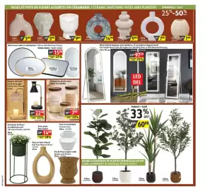 Sushi Shop flyer Page 5: White vase €9,00, White planter €9,00