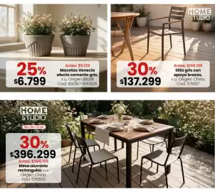 Catálogo Coto semana 40 Página 4: Origen - silla gris con apoyo brazos, x u. : china cod. 576517 €137.299,00