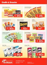 Bo Ohlsson reklamblad Sida 12: Godbiten kondisbitar €20,00, Cloetta bilar €20,00