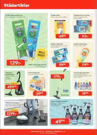 Bo Ohlsson reklamblad Sida 2: Swiffer Golvmopp Dry Kit €129,00, Nilfisk dammsugare €1.299,00