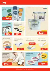 Bo Ohlsson reklamblad Sida 5: Landora Lackfärg Blank €129,00, Landora väggfärg 07 €149,00