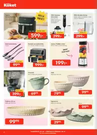 Bo Ohlsson reklamblad Sida 6: Dubbel varmluftsfritos €999,00, Obh nordica elvisp €299,00