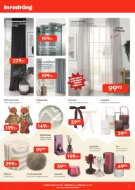 Bo Ohlsson reklamblad Sida 7: Ljuslykta €29,95, Lisa gardinlängd €99,95