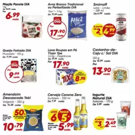 Tabloide Dia Página 3: Smirnoff - lata €4,99, Corona - cerveja zero €5,99