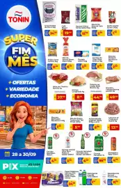 Catálogo Tonin Superatacado semana 40 Página 1: Bauducco - biscoito recheado €1,99, Toddy - achocolatado original €8,99