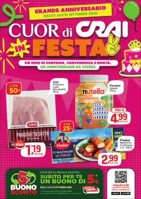 Volantino Crai (valido fino al 11-10)