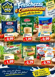 Volantino A Casa Mia Pagina 5: Del Campo Wurstei pollo/tacchino €0,29, Zymil Greco €0,79