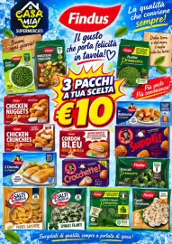 Volantino A Casa Mia Pagina 6: a CASA WIA SUPERMERCATI Buoni ogni giorno! Findus Piselii NOVELLI Dokie fomer 6 Pronte Titet