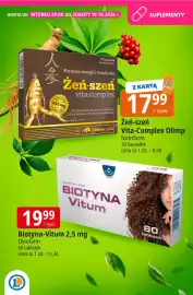E.Leclerc gazetka Strona 6: Żeń-szeń Vita-Complex Olimp Nutrifarm €17,99, Biotyna-Vitum 2,5 mg Oleofarm €19,99