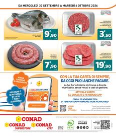 Volantino Conad Superstore | Convenienza Più Pagina 8: Hamburger di bovino adulto Cooperativa Allevatori Italia €3,50