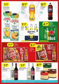Folheto Spar Página 7: Cerveja c/ álcool super bock branca €9,49, Cerveja corona branca €7,74