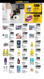 Catálogo Diarco semana 40 Página 9: Higienol papel higiénico max aloe panal €4.699,00, Procenex limpiador líquido €3.399,00