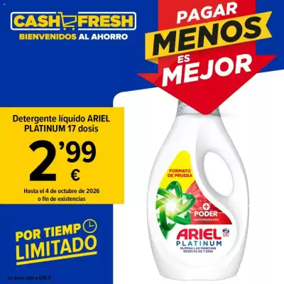 Cash Fresh (válido hasta el 4-10)