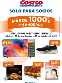 Catálogo Costco Página 1: Biodance korean overnight hydrogel mask €59,99, Fortaleza tomate natural €17,59