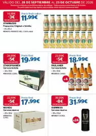 Catálogo Costco Página 15: Mahou cerveza reserva €17,99, Staropramen cerveza botella €19,99