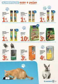 Folheto E.Leclerc Página 3: Sementes de alpista para canários avipar €4,58, Barritas para periquito vitakraft kiwi €1,34
